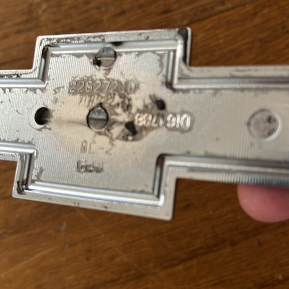 Chevy Blue Bowtie Emblem Genuine OEM - Picture 3 of 5